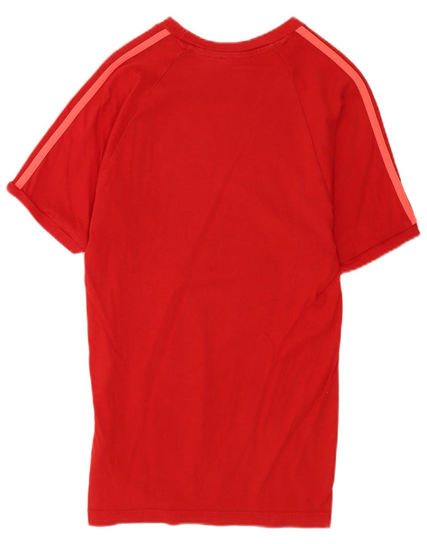 Maglietta Adidas da donna Top UK 6 XS rossa in cotone