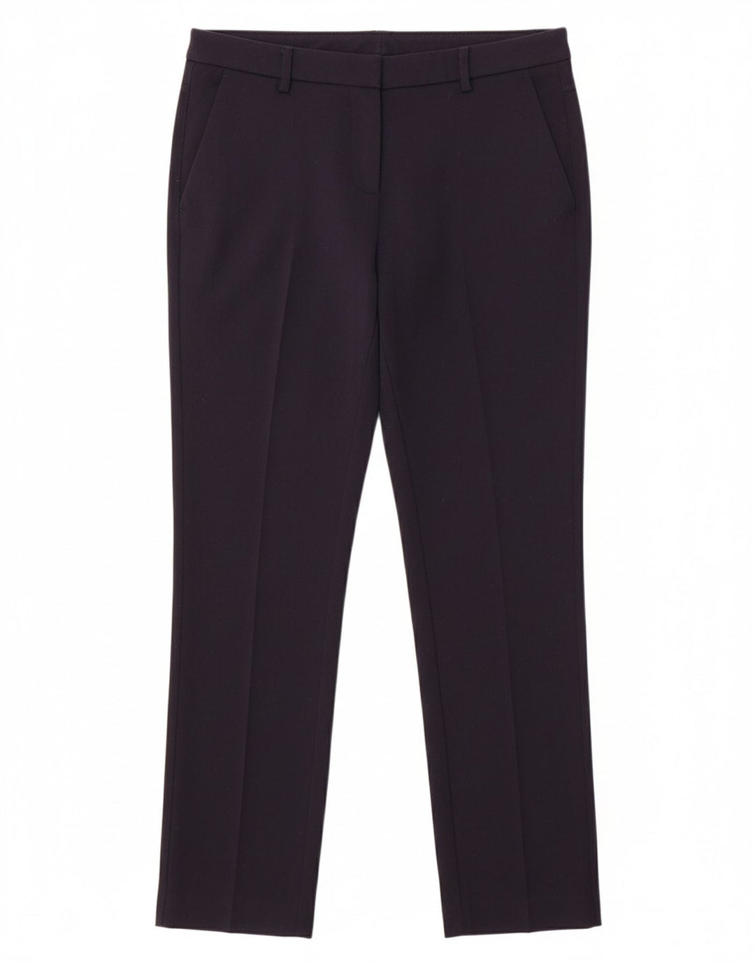 BENETTON Womens Slim Chino Trousers W30 L27 Navy Blue