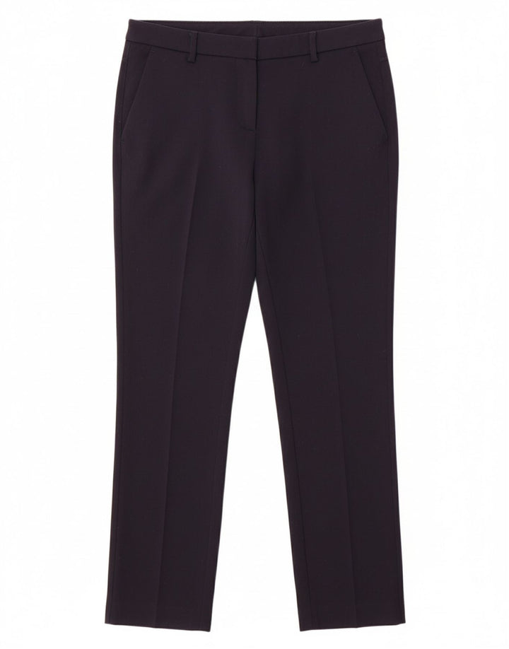 BENETTON Womens Slim Chino Trousers W30 L27 Navy Blue