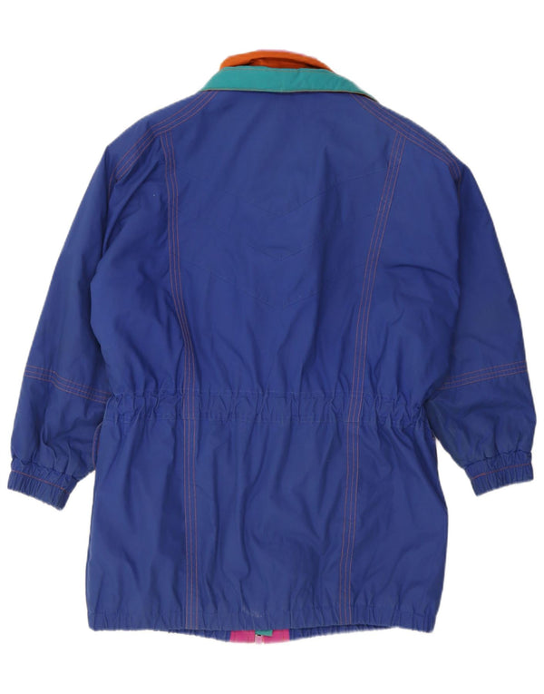 Giacca a vento oversize da donna London Fog UK 10 Small Blue Colourblock