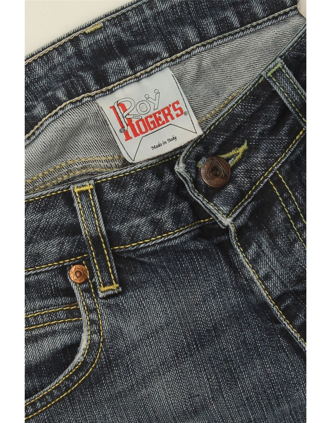 ROY ROGERS Womens Straight Jeans IT 42 Medium W28 L32 Blue Cotton Vintage Roy Rogers and Second-Hand Roy Rogers from Messina Hembry 