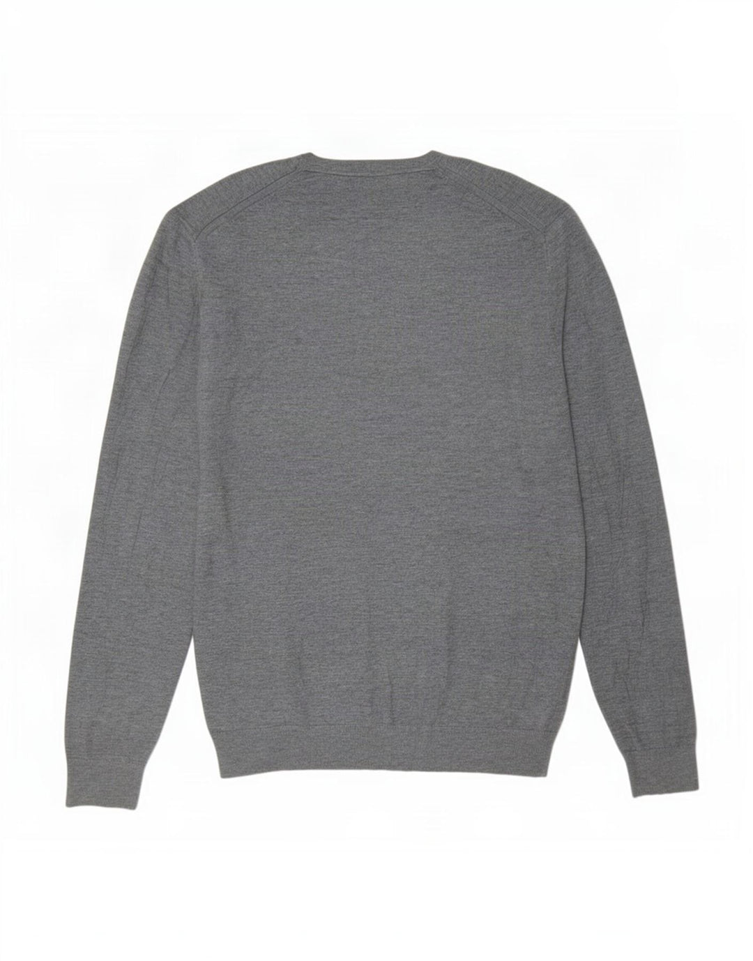 Maglione maglione girocollo da uomo Zara grande grigio