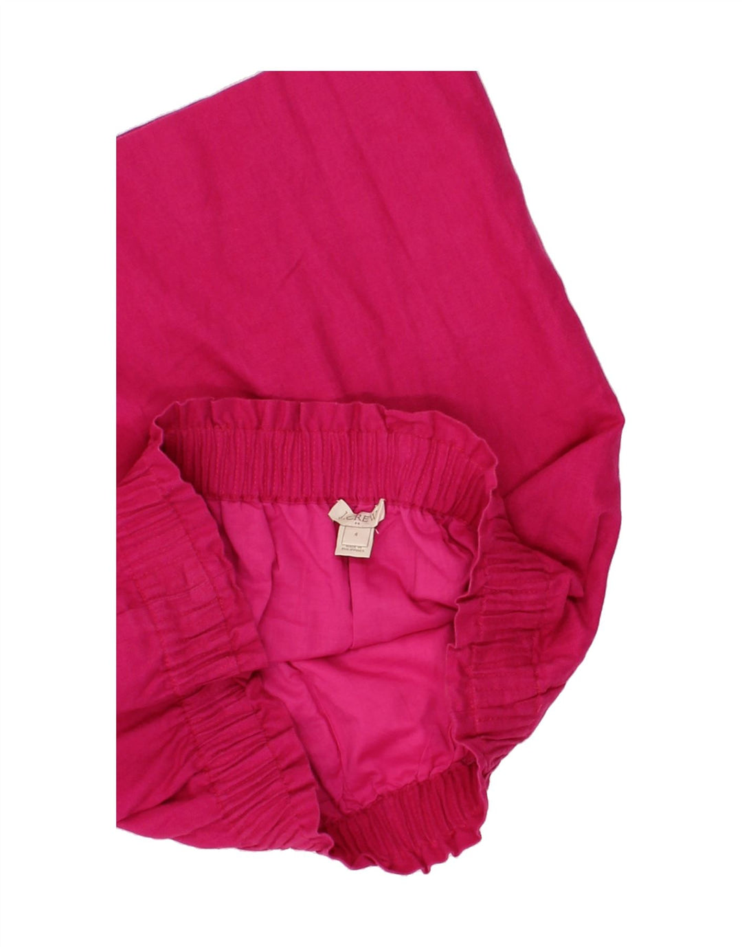 J. CREW Womens A-Line Skirt US 4 Medium W27  Pink Cotton Vintage J. Crew and Second-Hand J. Crew from Messina Hembry 