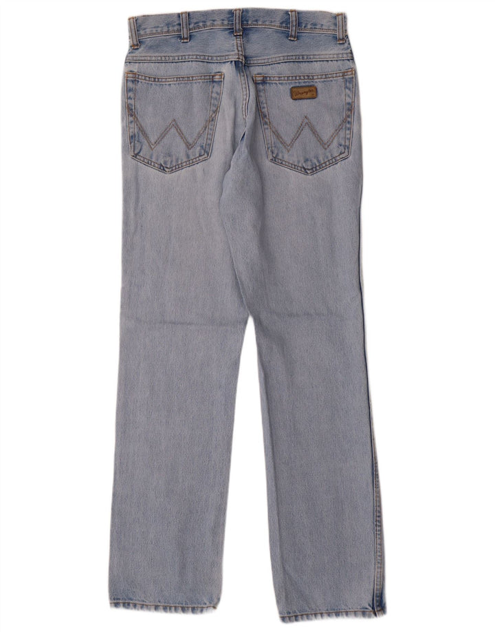 Jeans dritti da uomo vestibilità regolare WRANGLER W32 L32 cotone blu