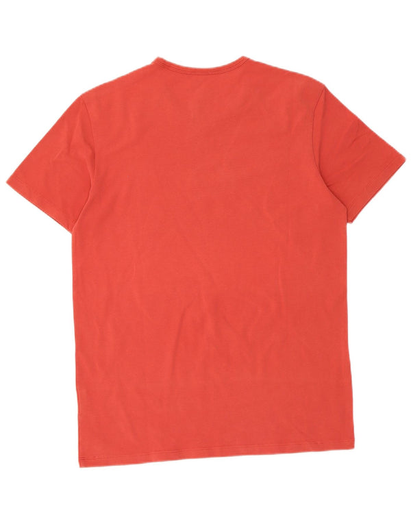 Guess T-shirt grafica da donna Top UK 18 XL Rosso Cotone