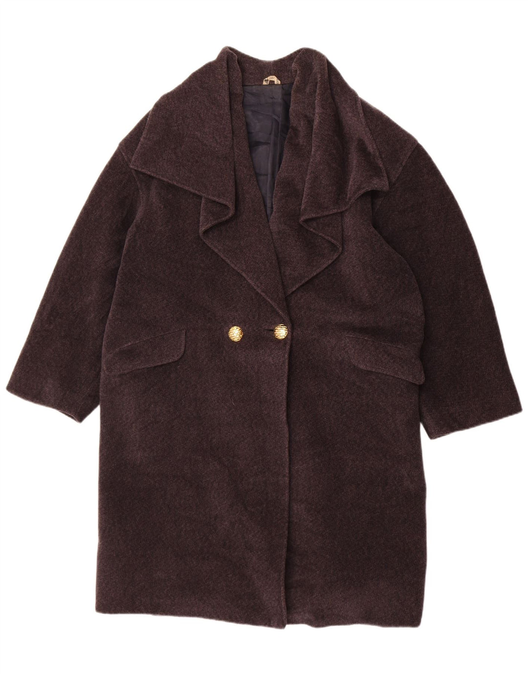 Cappotto doppiopetto da donna Anna Linder US 12 Large Grigio