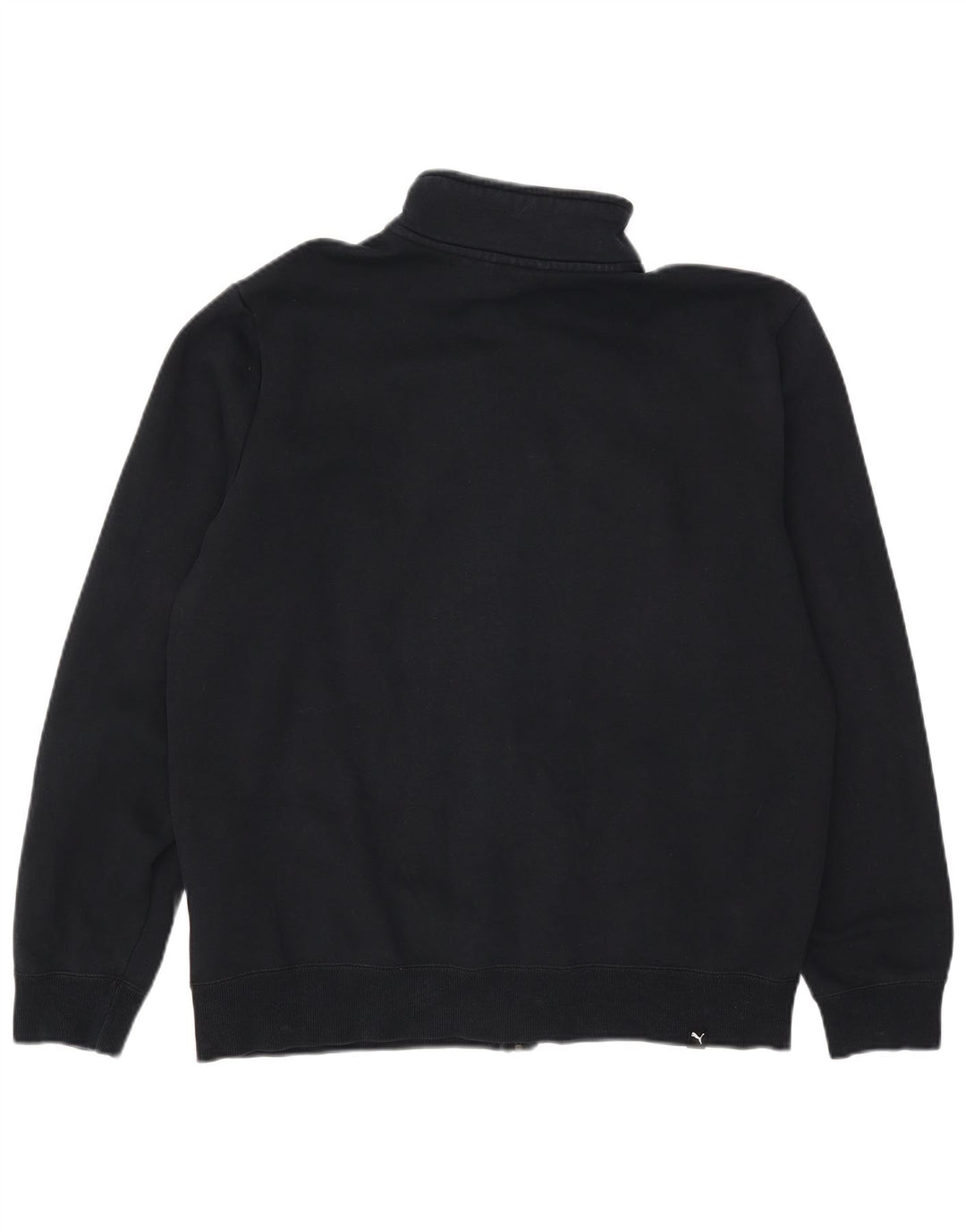 Giacca da tuta da uomo Puma Large in cotone nero