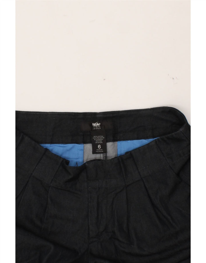 MOSSIMO Womens Pegged Chino Shorts US 6 Medium W30 Navy Blue Vintage Mossimo and Second-Hand Mossimo from Messina Hembry 