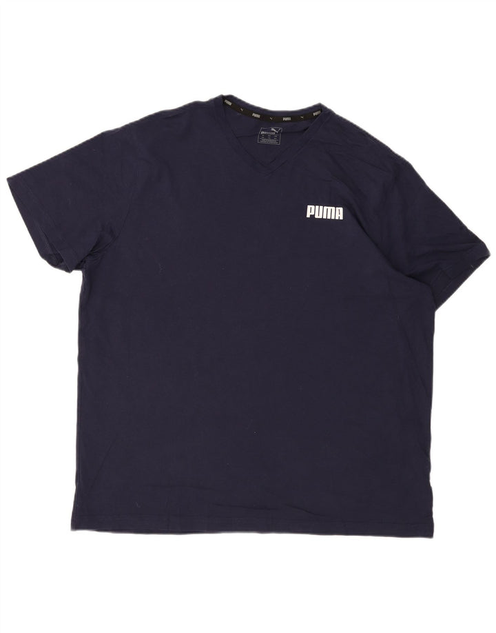 Maglietta PUMA da uomo 2XL Blu Navy