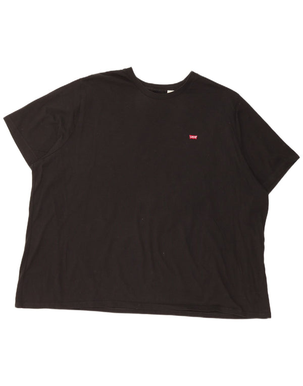 T-shirt standard da uomo LEVI'S Top 4XL cotone nero