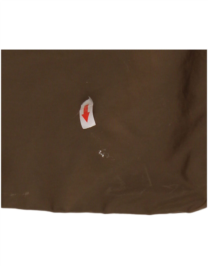 Giacca antipioggia da donna con cappuccio Superdry UK 14 grande poliestere kaki