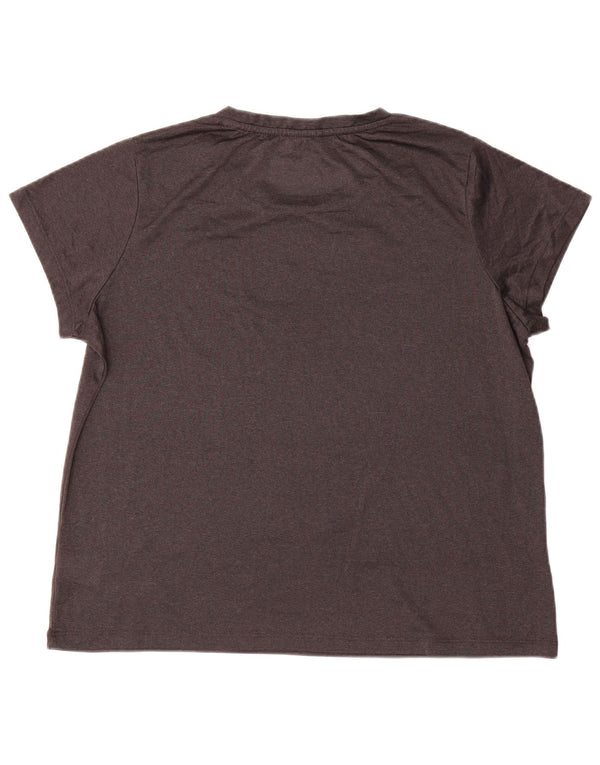 Maglietta da donna Fila Top UK 16 grande poliestere grigio