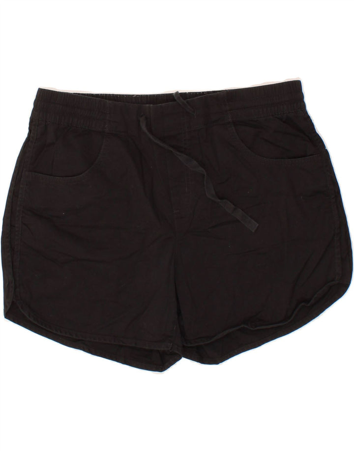 EDDIE BAUER Womens Casual Shorts US 12 Large W34  Black Cotton Vintage Eddie Bauer and Second-Hand Eddie Bauer from Messina Hembry 