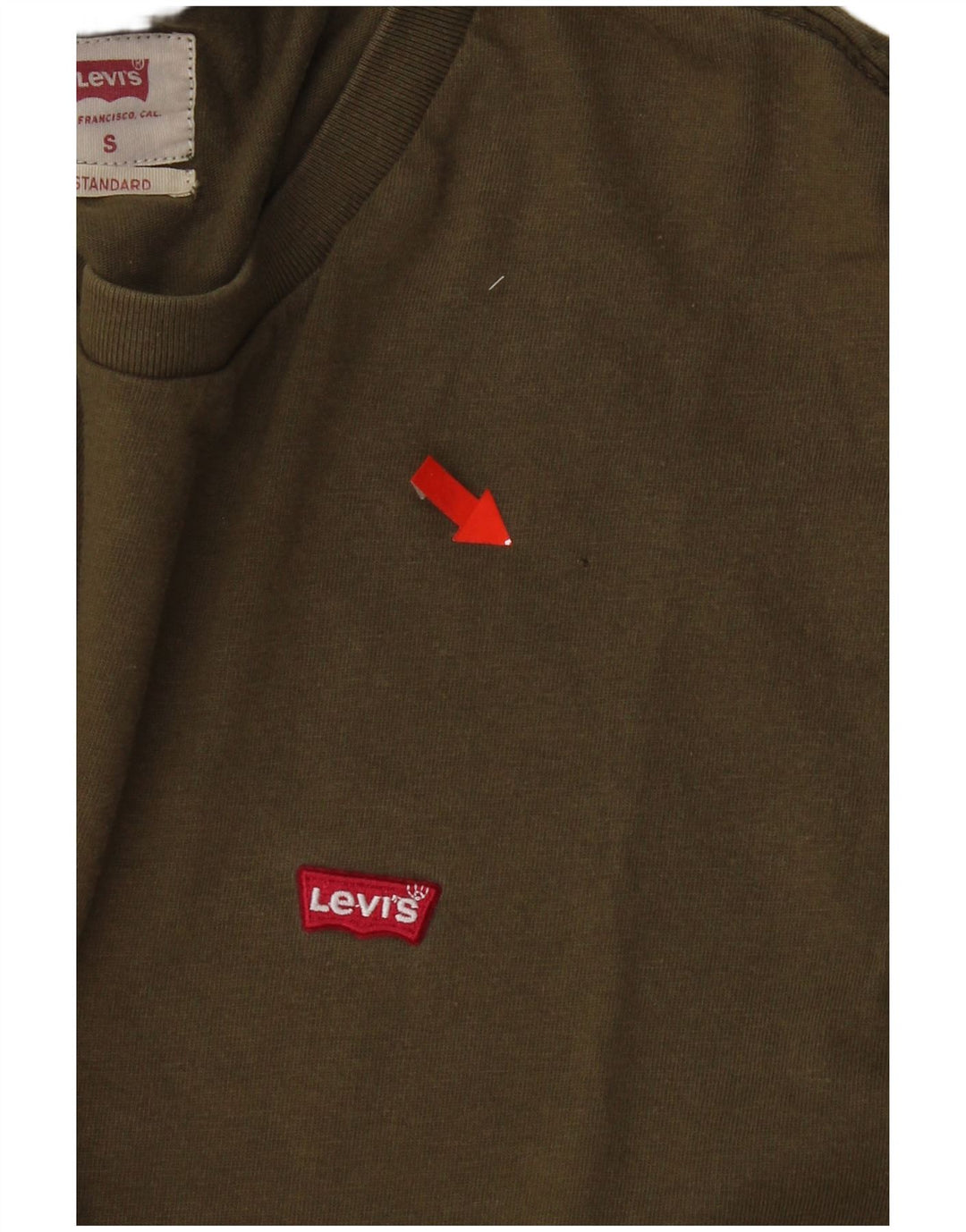 T-shirt da uomo Levi's Top Small Khaki