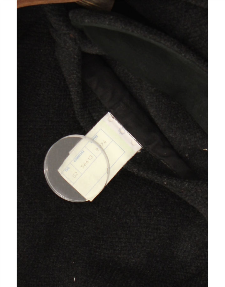 Montgomery con cappuccio da uomo Moorbrook IT 52 XL lana nera