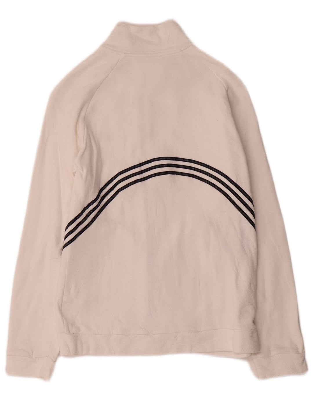 Giacca da tuta da donna Adidas Regular Fit UK 12 Medium White Striped