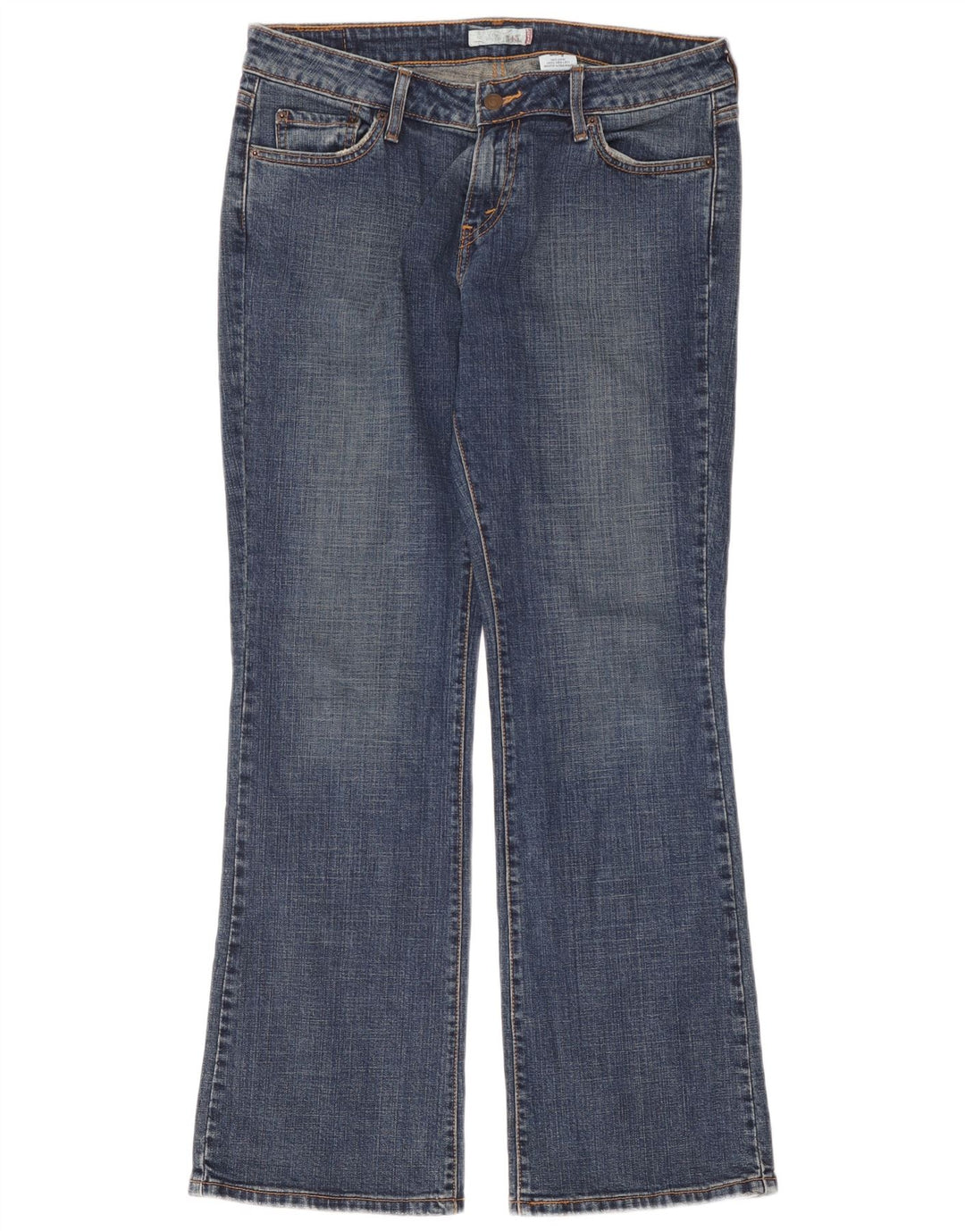 Levi's Donna 545 Jeans Bootcut bassi US 12 Large W34 L31 Cotone blu
