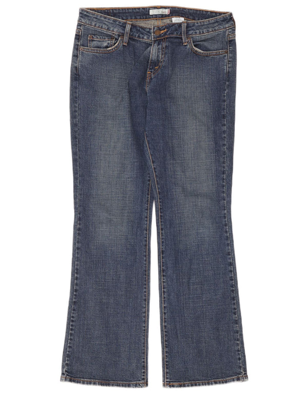 Levi's Donna 545 Jeans Bootcut bassi US 12 Large W34 L31 Cotone blu