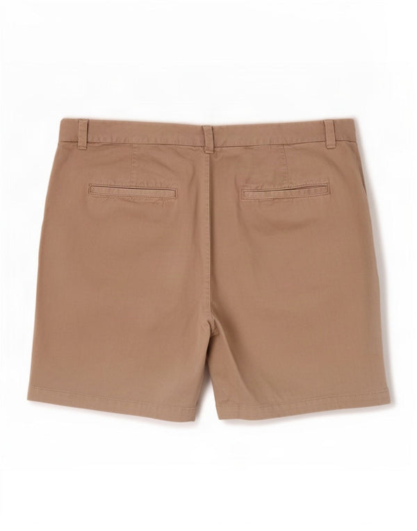 Pantaloncini chino da donna Marks & Spencer grandi W32 L5 cotone beige