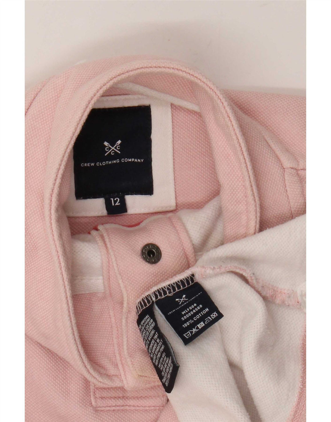Crew Clothing Felpa da donna Maglione UK 12 Medium Pink Striped
