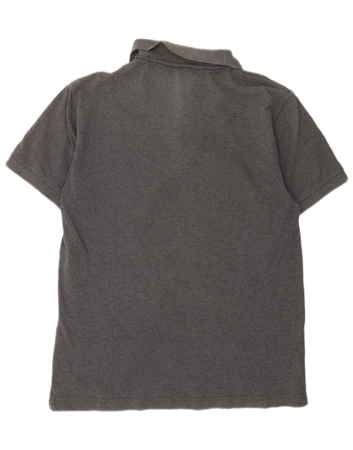 Kappa Mens Polo Shirt Large Grey Cotton