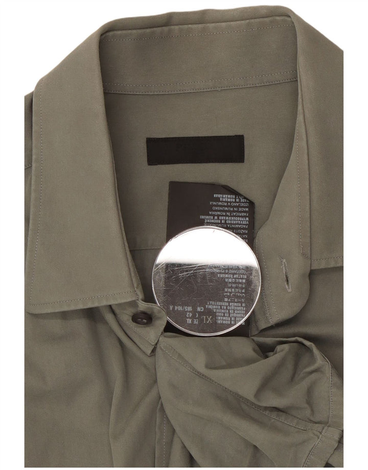 Camicia Prada Uomo XL Cotone Kaki