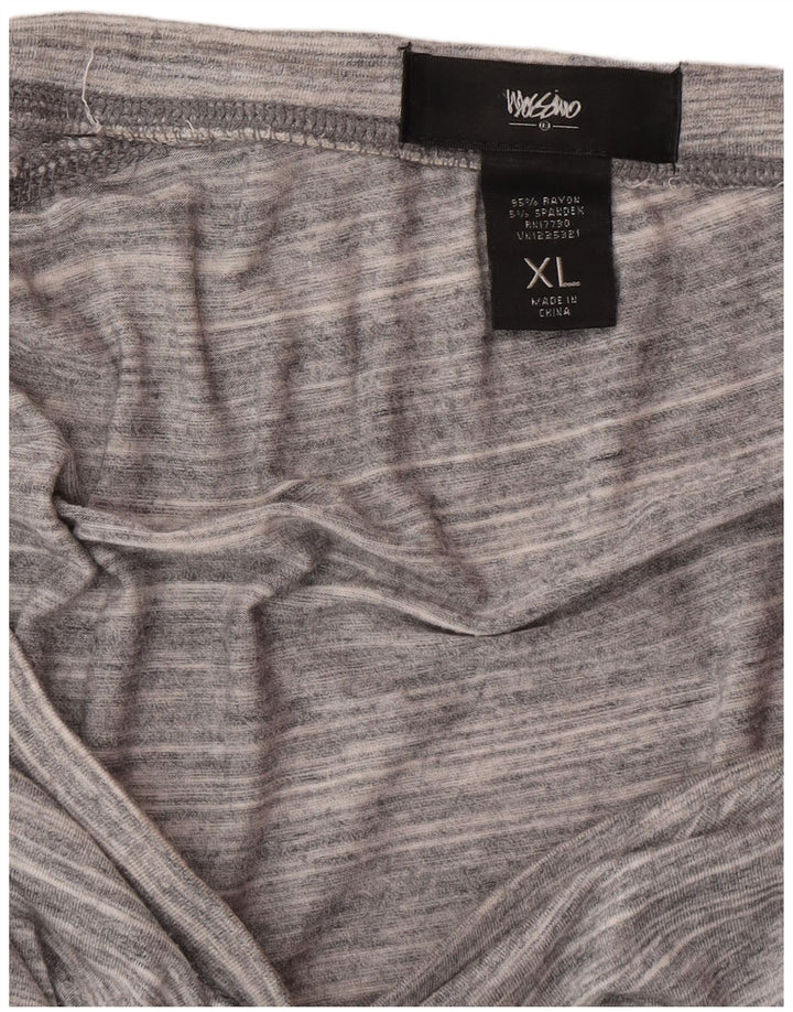 Gonna lunga da donna MOSSIMO XL W38 Rayon gessato grigio