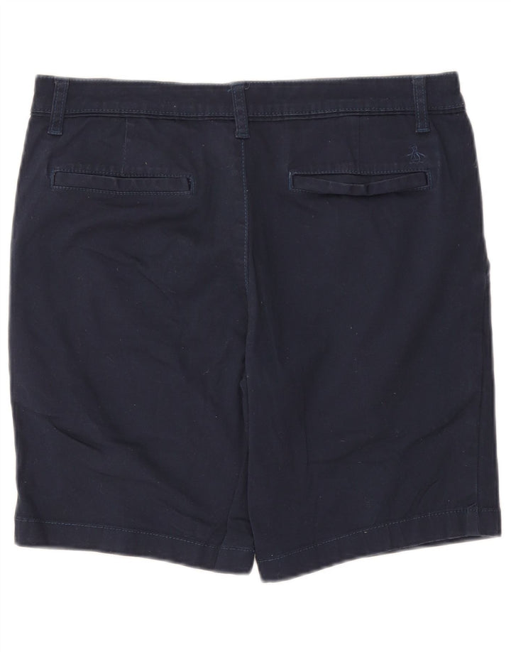 Pantaloncini chino da uomo Penguin W36 grandi in cotone blu navy