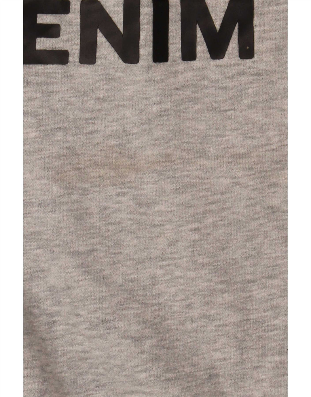 Tommy Hilfiger Felpa grafica da uomo Maglione grande cotone grigio