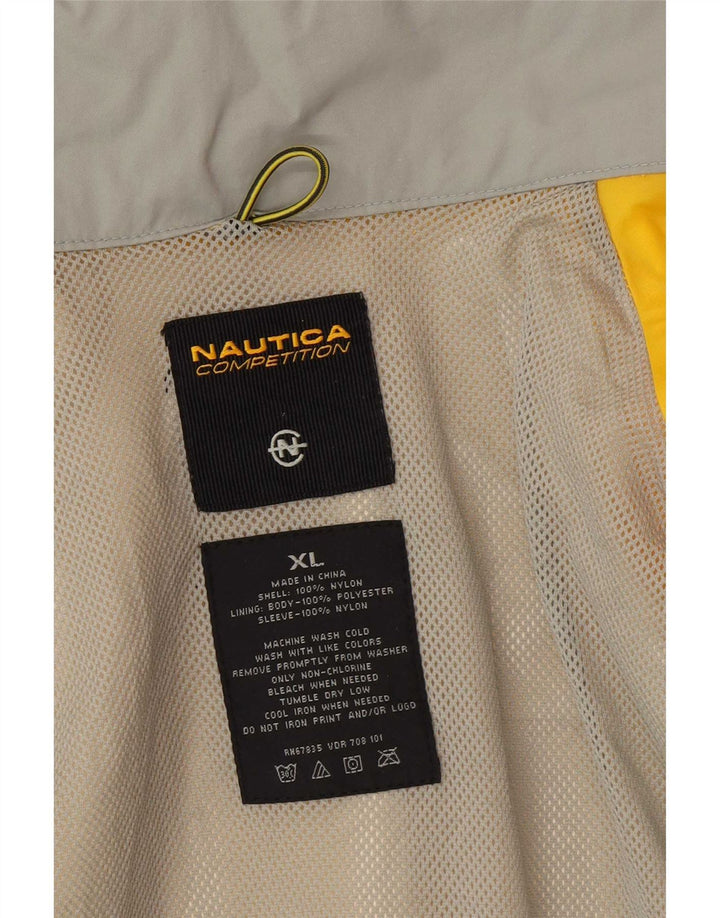 Giacca antipioggia da uomo Nautica UK 42 XL nylon giallo