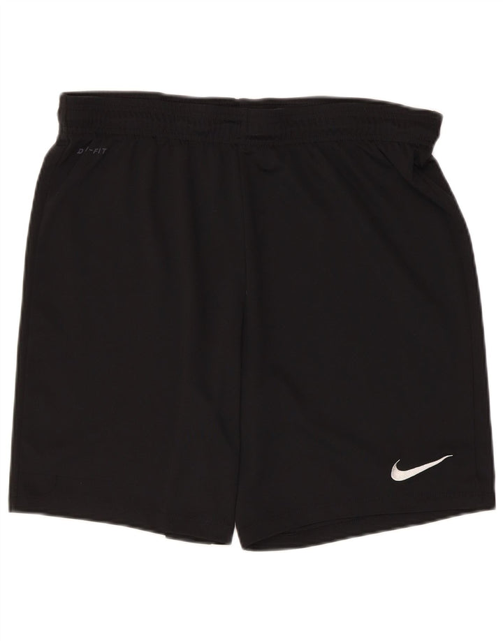 Pantaloncini sportivi Nike Dri Fit da uomo, grandi, in poliestere nero