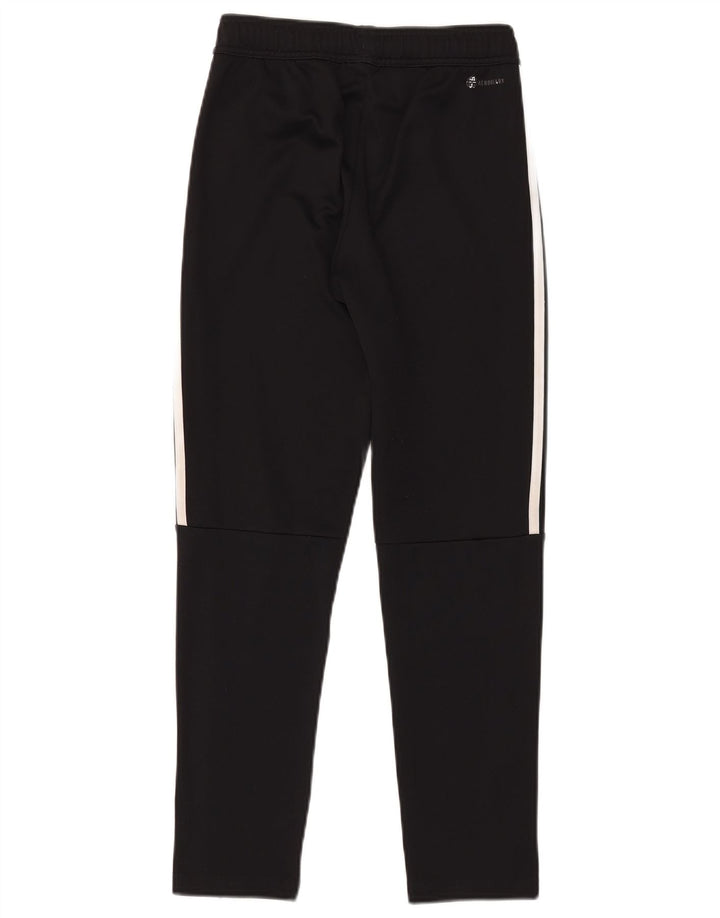 Pantaloni della tuta Adidas Aeroready da ragazzo 11-12 anni in poliestere nero