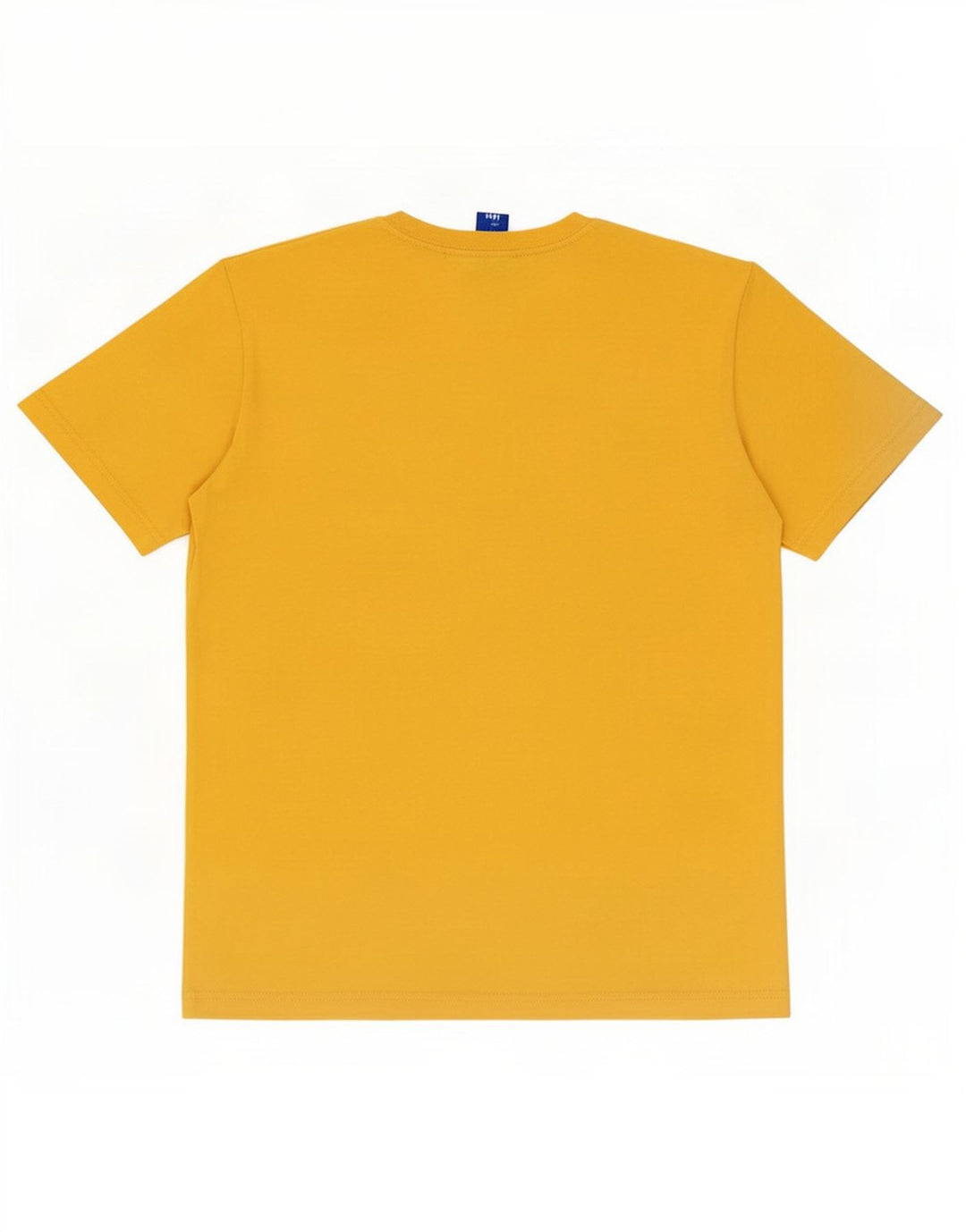 T-shirt grafica da uomo Champion Top in cotone giallo medio