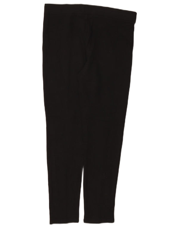 Pantaloni casual slim da donna Marks & Spencer UK 10 piccoli W30 L26 neri