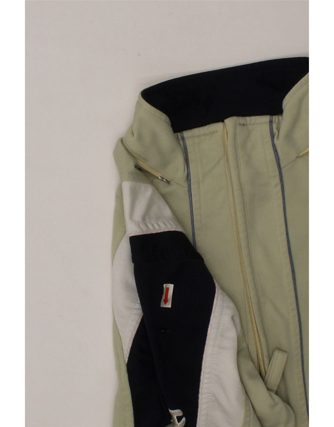 CHAMPION Boys Tracksuit Top Jacket 5-6 Years Green Colourblock Polyester Vintage Champion and Second-Hand Champion from Messina Hembry 
