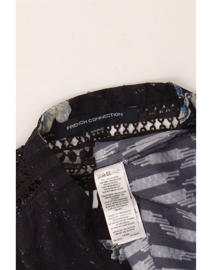 Camicetta a maniche lunghe da donna French Connection Top UK 10 Small Blu Navy