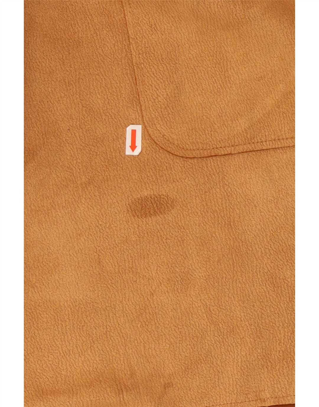 Maglione cardigan lungo da donna Zara UK 16 grande poliestere marrone