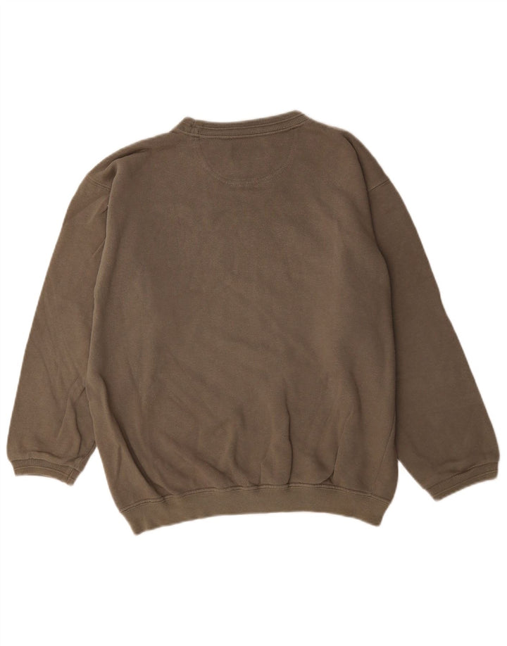 Felpa con grafica Champion per ragazzi, 13-14 anni, cotone beige