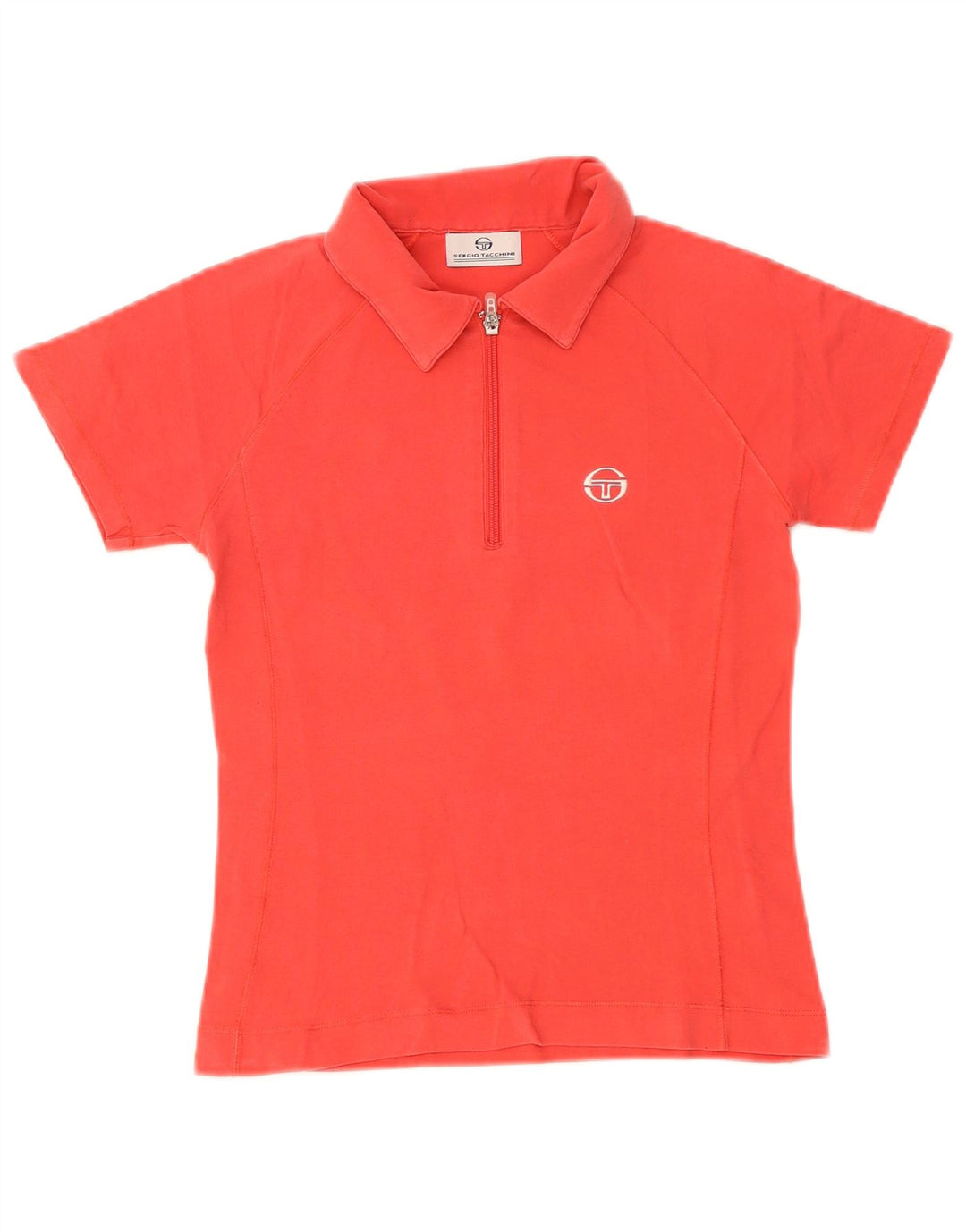 Polo da donna Sergio Tacchini UK 12 rosso medio in cotone