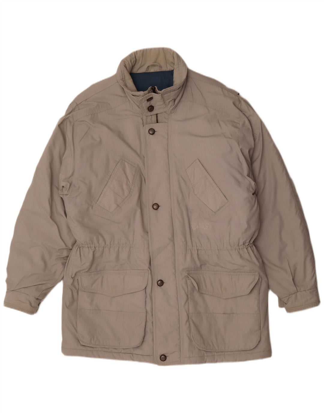 Cappotto imbottito da uomo Brugi UK 42 XL poliestere grigio