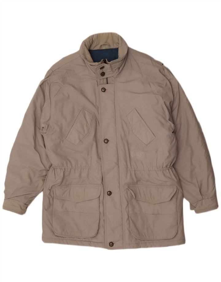 Cappotto imbottito da uomo Brugi UK 42 XL poliestere grigio