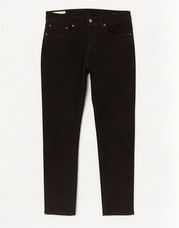 Jeans slim da uomo Levi's W34 L30 cotone nero