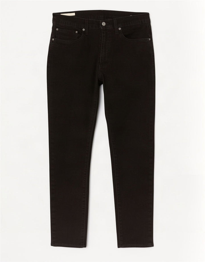 Jeans slim da uomo Levi's W34 L30 cotone nero