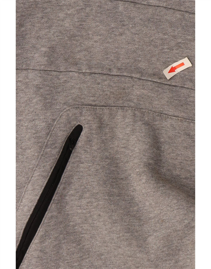 Felpa Adidas da uomo maglione grande in cotone chiazzato grigio