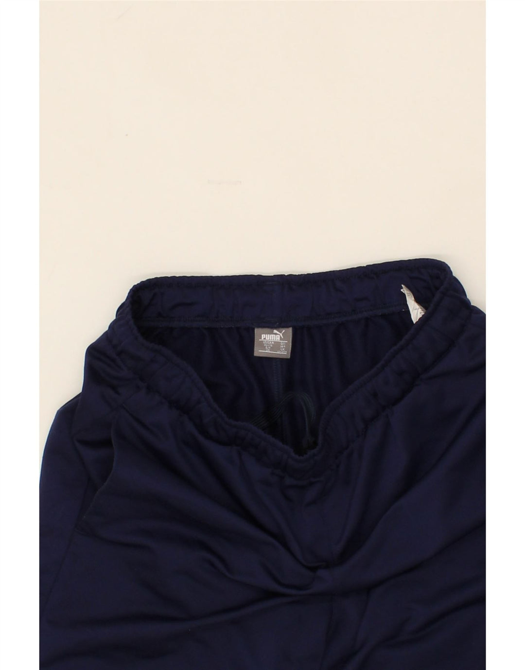 PUMA Boys Sport Shorts 13-14 Years Navy Blue Polyester Vintage Puma and Second-Hand Puma from Messina Hembry 