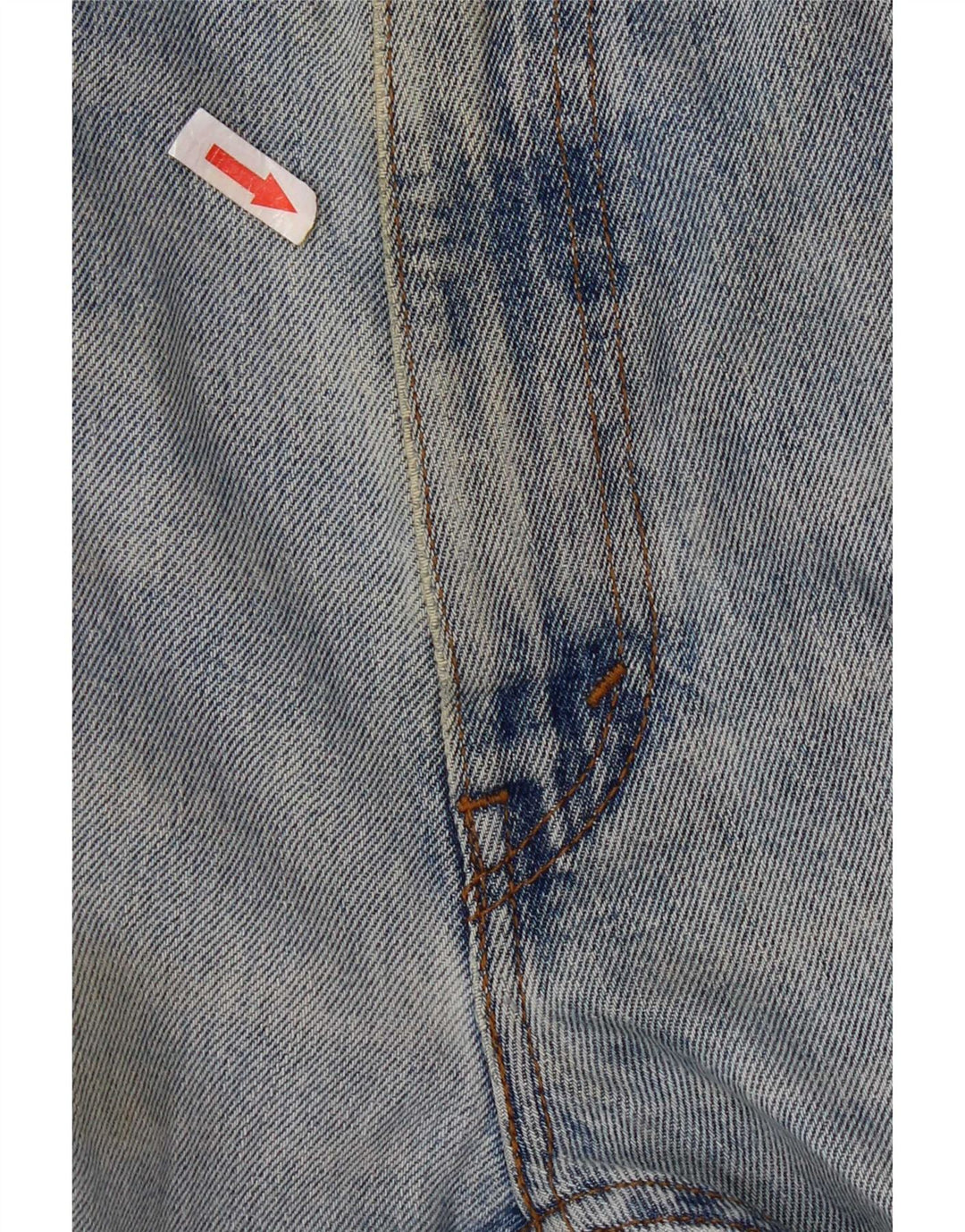 Levi's Uomo 505 Jeans dritti invecchiati W34 L28 Cotone blu