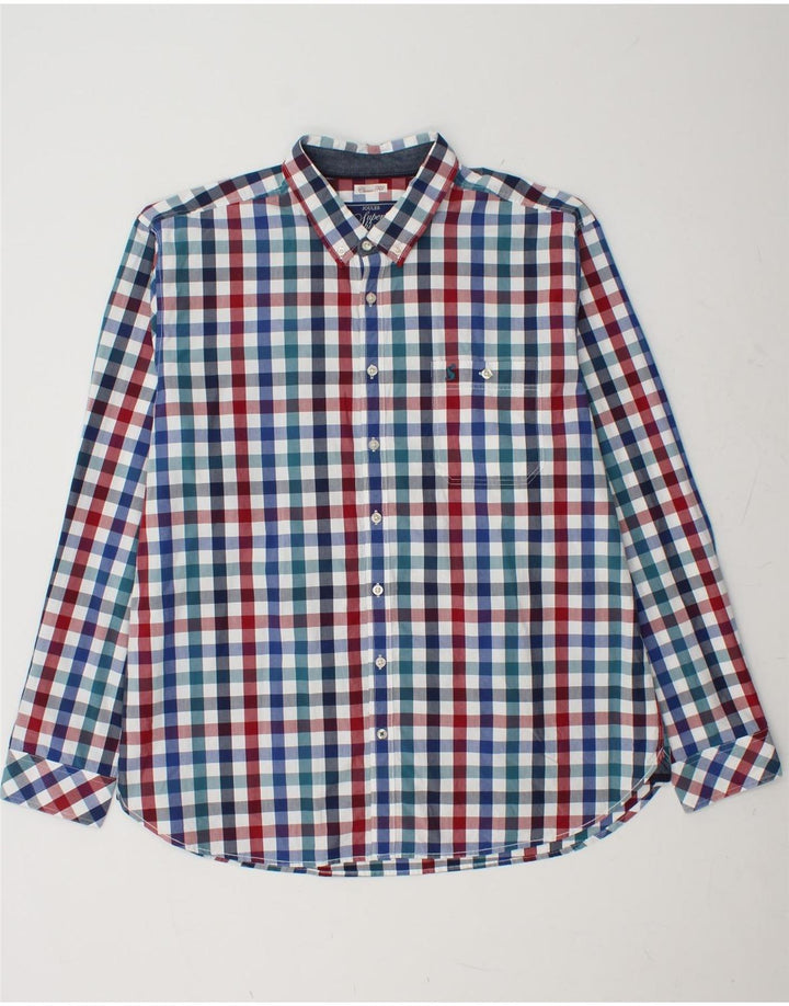 JOULES Mens Classic Fit Shirt 2XL Multicoloured Check Cotton
