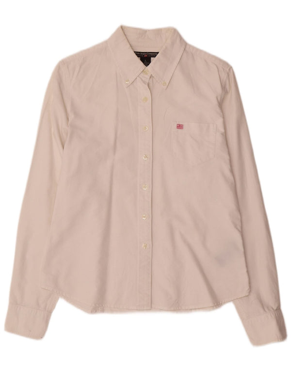 Camicia da donna Polo Ralph Lauren UK 16 grande cotone bianco