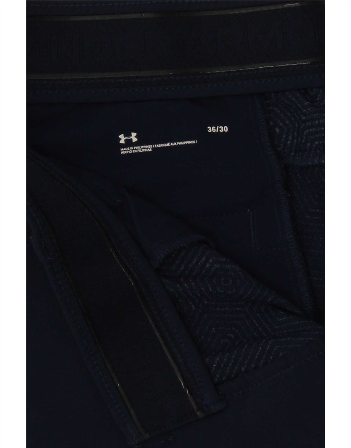 Pantaloni chino slim da uomo Under Armour W36 L30 Blu Navy