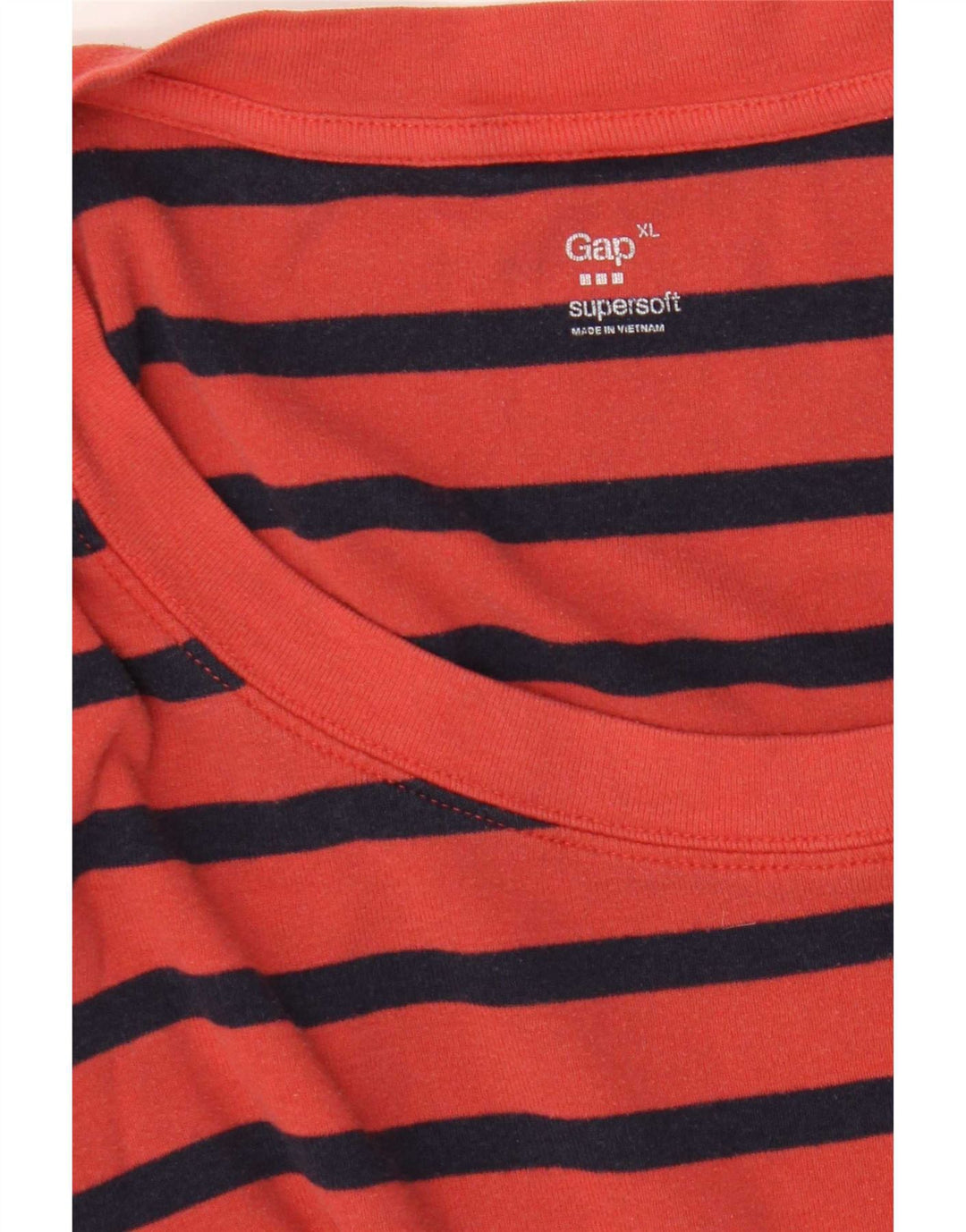 Gap Maglia a maniche lunghe da donna UK 18 XL Rossa a righe
